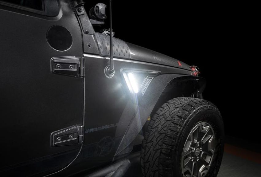 Oracle Lighting 5873-504 ORACLE Lighting Sidetrack(TM) LED Lighting System For Jeep Wrangler JK