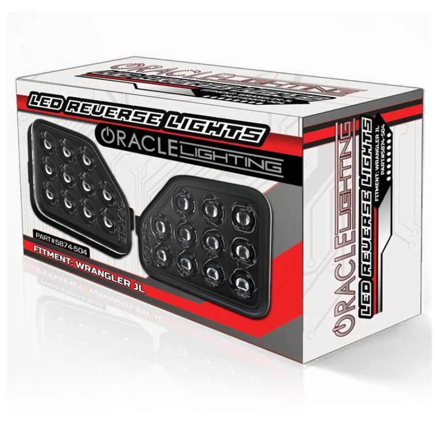 Oracle Lighting 5874-504 Rear Bumper LED Reverse Lights for Jeep Wrangler JL