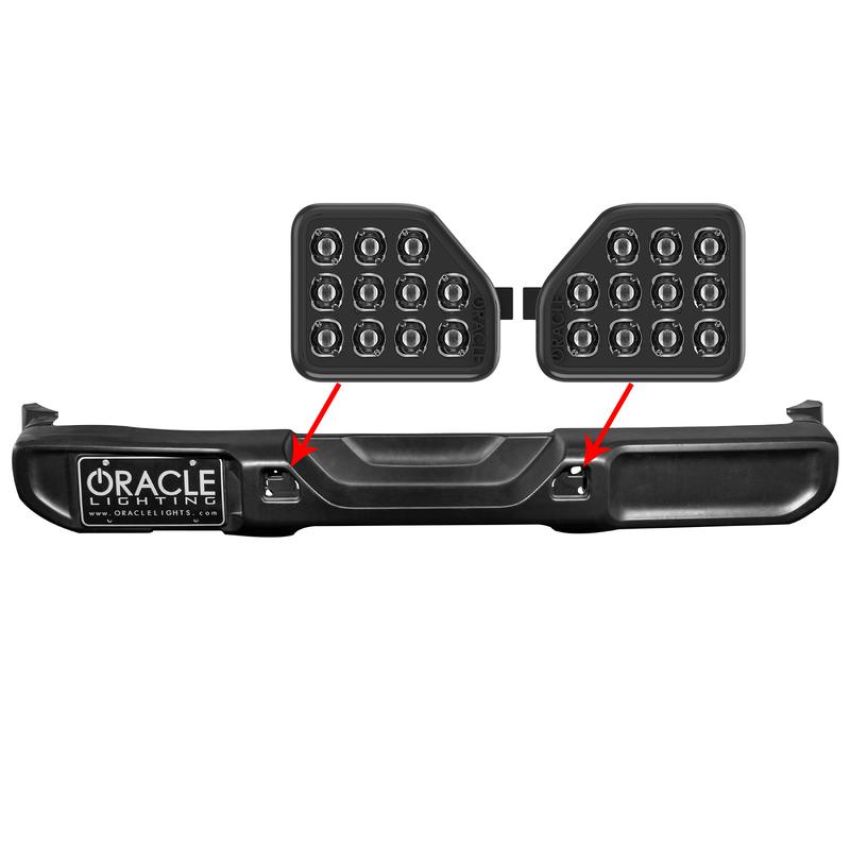 Oracle Lighting 5874-504 Rear Bumper LED Reverse Lights for Jeep Wrangler JL