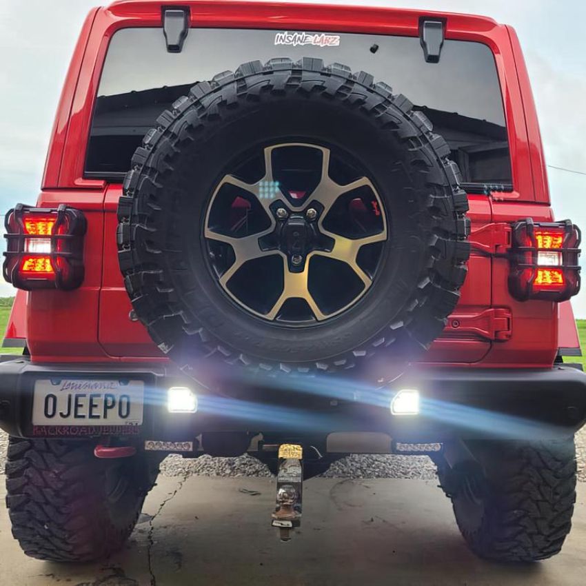 Oracle Lighting 5874-504 Rear Bumper LED Reverse Lights for Jeep Wrangler JL