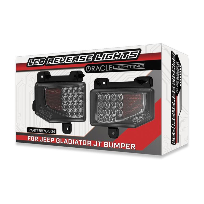 Oracle Lighting 5878-504 ORACLE Lighting Rear Bumper LED Reverse Lights for Jeep Gladiator JT
