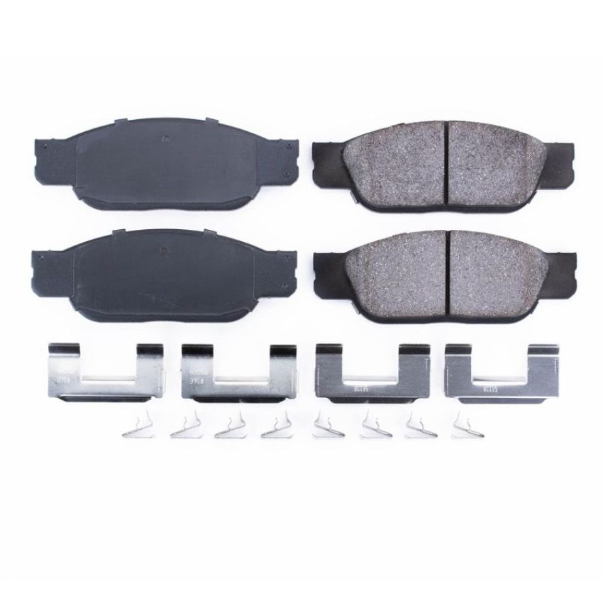 PowerStop 17-805 PowerStop - Z17 Low-Dust Ceramic Brake Pads with Hardware