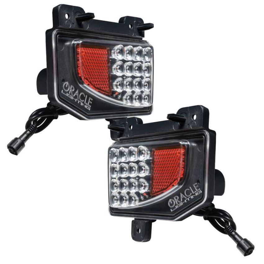 Oracle Lighting 5881-504 Rear Bumper LED Reverse Lights for Jeep Gladiator JT w/Plug & Play Harness