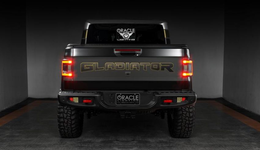 Oracle Lighting 5882-504 ORACLE Lighting Flush Mount LED Tail Lights for Jeep Gladiator JT