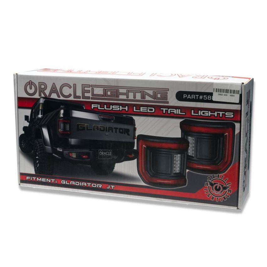 Oracle Lighting 5882-504 ORACLE Lighting Flush Mount LED Tail Lights for Jeep Gladiator JT