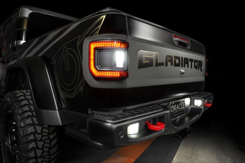 Oracle Lighting 5882-504 ORACLE Lighting Flush Mount LED Tail Lights for Jeep Gladiator JT