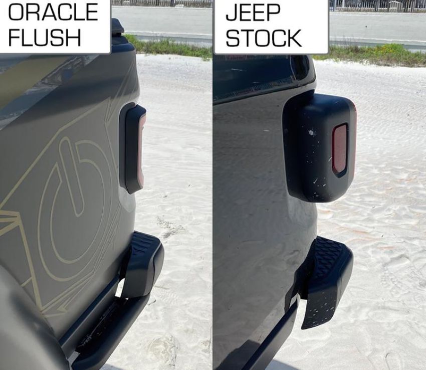 Oracle Lighting 5882-504 ORACLE Lighting Flush Mount LED Tail Lights for Jeep Gladiator JT