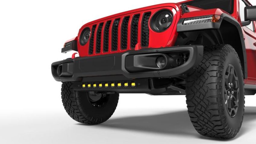 Oracle Lighting 5883-006 Skid Plate w/ Integrated LED Emitters -Jeep Wrangler JL/Gladiator JT-Yellow Lens