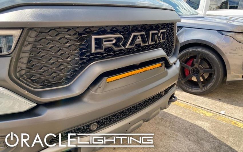 Oracle Lighting 5885-005 2019-2022 RAM Rebel/TRX Front Bumper Flush LED Light Bar System