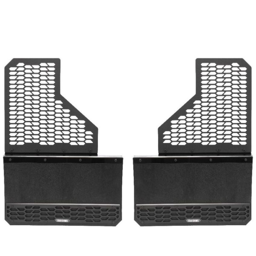 Putco 78255 11-16 Ford SuperDuty Dually - (Fits Rear) - Set of 2 Mud Skins - HDPE w/ Hex Shield