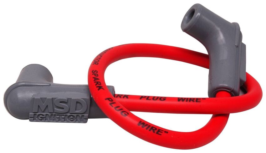 MSD IGNITION MSD84059 HEI 8.5 Coil Wire - Red 18in Long