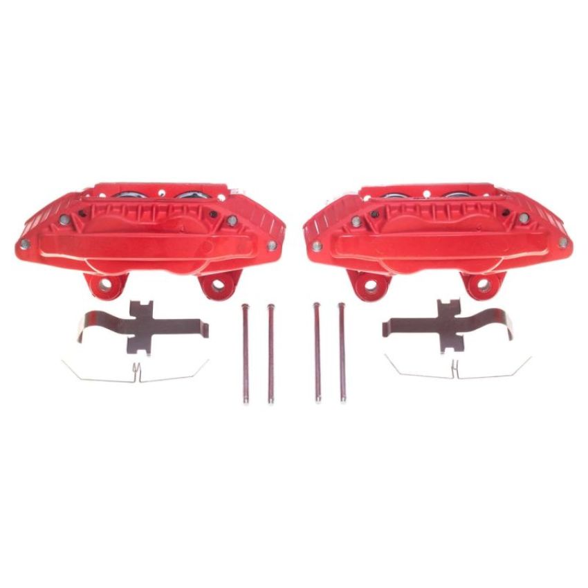 PowerStop S1399 Red Powder Coated Calipers
