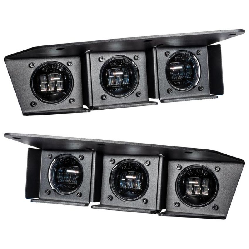 Oracle Lighting 5890-001 ORACLE Lighting 2021-2024 Ford Bronco Triple LED Fog Light Kit for Steel Bumper