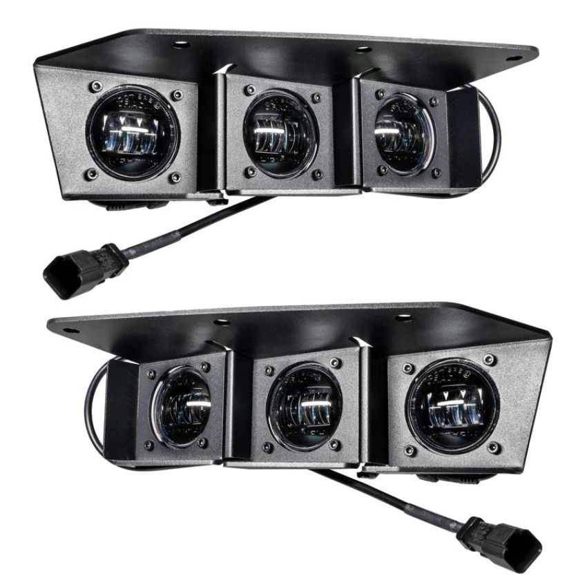 Oracle Lighting 5890-001 ORACLE Lighting 2021-2024 Ford Bronco Triple LED Fog Light Kit for Steel Bumper