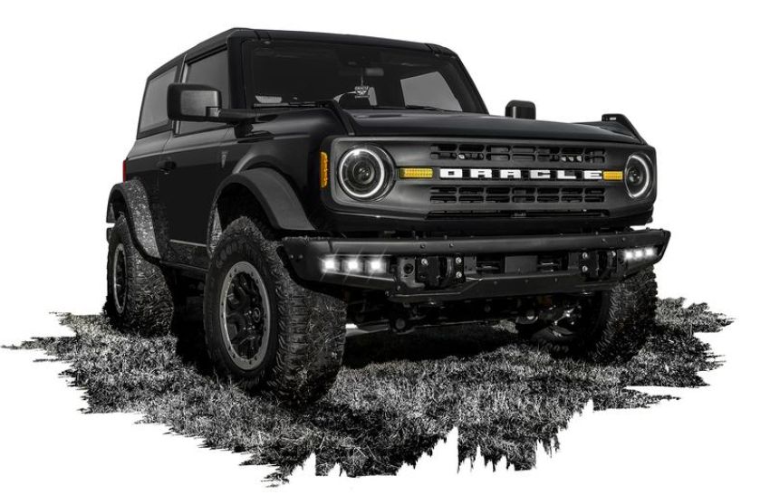 Oracle Lighting 5890-001 ORACLE Lighting 2021-2024 Ford Bronco Triple LED Fog Light Kit for Steel Bumper