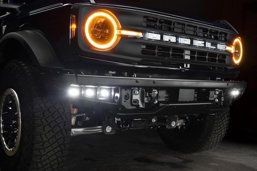 Oracle Lighting 5890-001 ORACLE Lighting 2021-2024 Ford Bronco Triple LED Fog Light Kit for Steel Bumper
