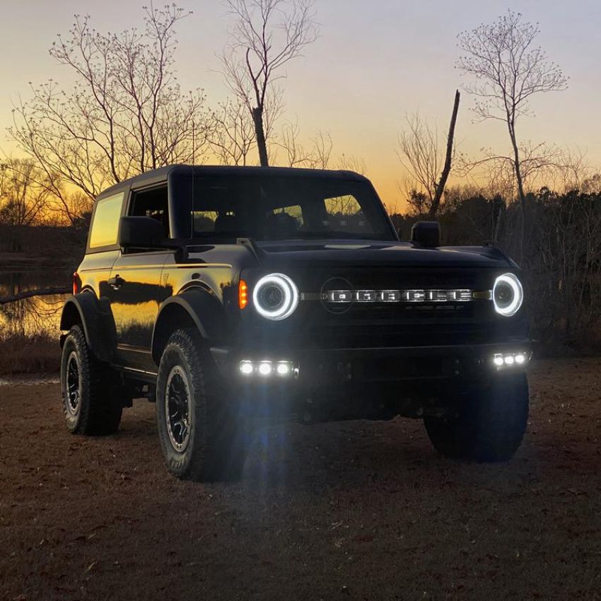 Oracle Lighting 5890-001 ORACLE Lighting 2021-2024 Ford Bronco Triple LED Fog Light Kit for Steel Bumper