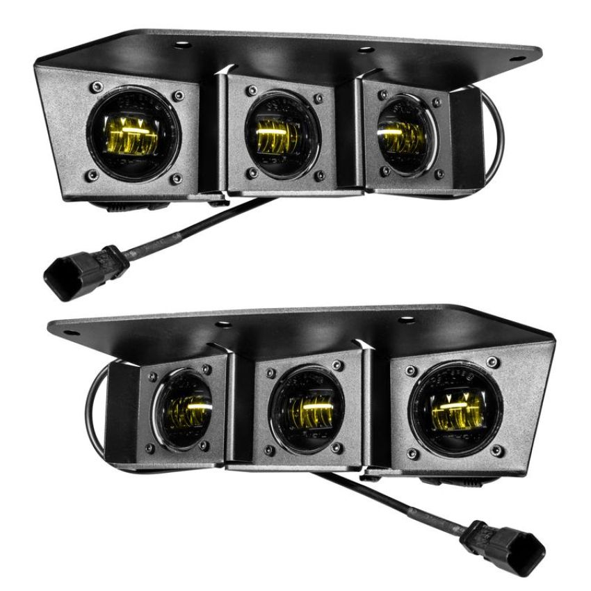 Oracle Lighting 5890-006 ORACLE Lighting 2021-2024 Ford Bronco Triple LED Fog Light Kit for Steel Bumper