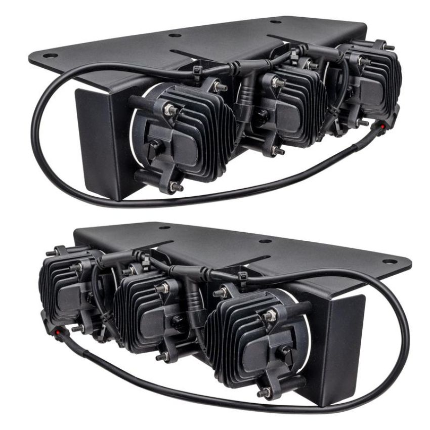 Oracle Lighting 5890-006 ORACLE Lighting 2021-2024 Ford Bronco Triple LED Fog Light Kit for Steel Bumper