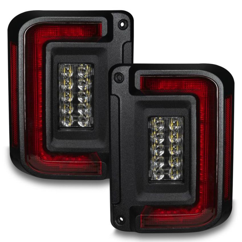 Oracle Lighting 5891-504 ORACLE Lighting Flush Mount LED Tail Lights for Jeep Wrangler JK