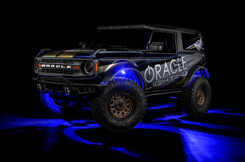 Oracle Lighting 5895-339-8 ColorSHIFT RGB+W Underbody Wheel Well Rock Light Kit (8 PCS)