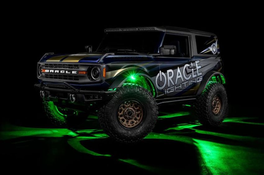 Oracle Lighting 5895-339-8 ColorSHIFT RGB+W Underbody Wheel Well Rock Light Kit (8 PCS)