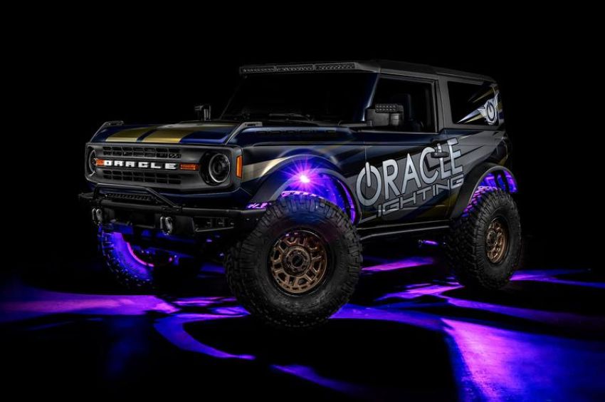 Oracle Lighting 5895-339-8 ColorSHIFT RGB+W Underbody Wheel Well Rock Light Kit (8 PCS)