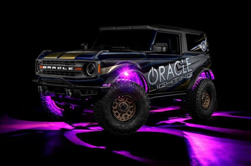 Oracle Lighting 5895-339-8 ColorSHIFT RGB+W Underbody Wheel Well Rock Light Kit (8 PCS)