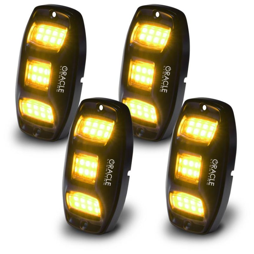 Oracle Lighting 5895-339 ORACLE Lighting ColorSHIFT RGB+W Underbody Wheel Well Rock Light Kit (4 PCS)