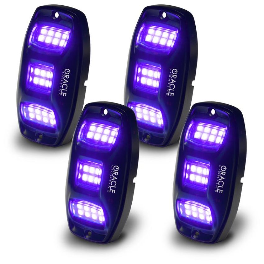 Oracle Lighting 5895-339 ORACLE Lighting ColorSHIFT RGB+W Underbody Wheel Well Rock Light Kit (4 PCS)