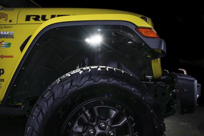 Oracle Lighting 5895-339 ORACLE Lighting ColorSHIFT RGB+W Underbody Wheel Well Rock Light Kit (4 PCS)