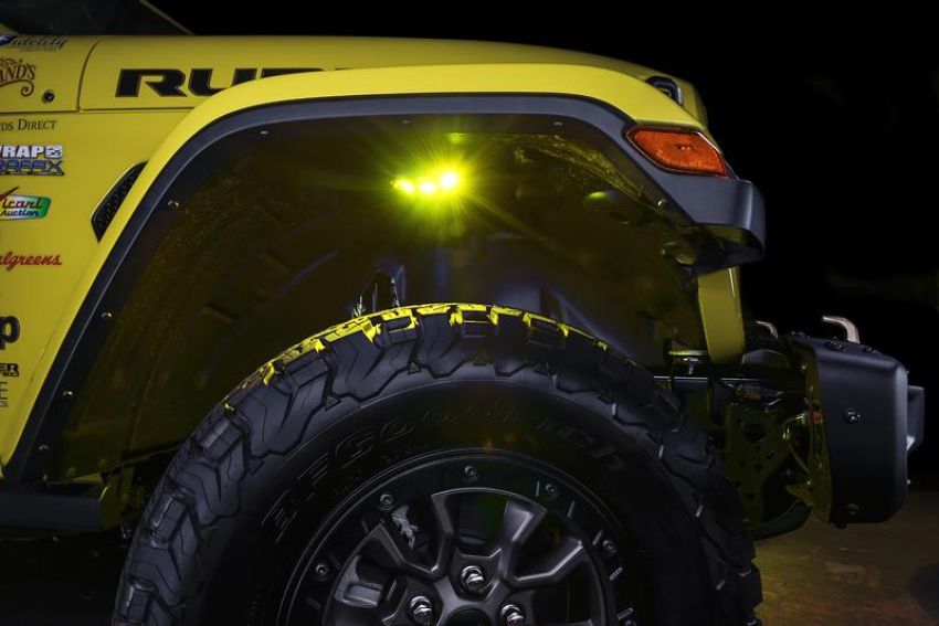 Oracle Lighting 5895-339 ORACLE Lighting ColorSHIFT RGB+W Underbody Wheel Well Rock Light Kit (4 PCS)