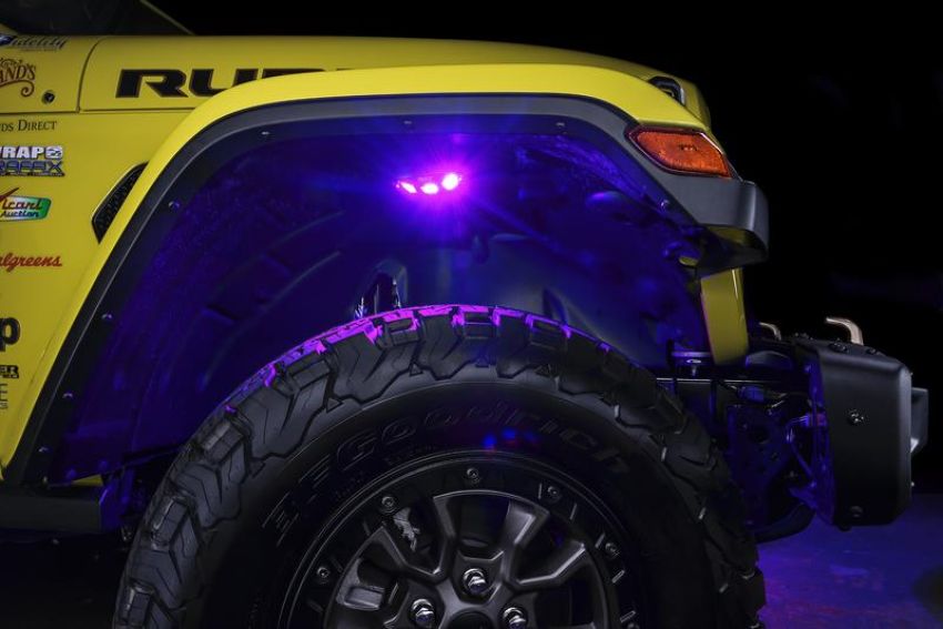 Oracle Lighting 5895-339 ORACLE Lighting ColorSHIFT RGB+W Underbody Wheel Well Rock Light Kit (4 PCS)