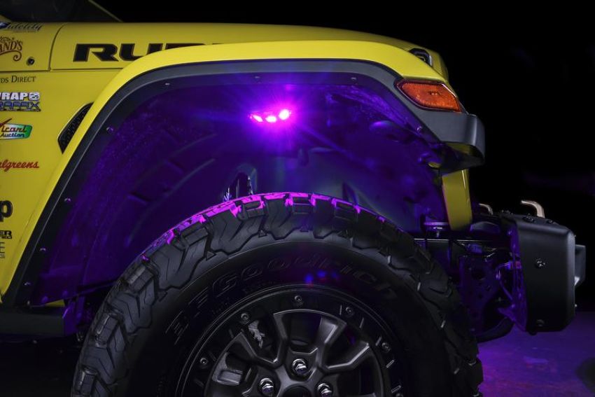 Oracle Lighting 5895-339 ORACLE Lighting ColorSHIFT RGB+W Underbody Wheel Well Rock Light Kit (4 PCS)