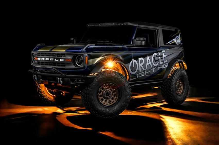 Oracle Lighting 5895-339 ORACLE Lighting ColorSHIFT RGB+W Underbody Wheel Well Rock Light Kit (4 PCS)