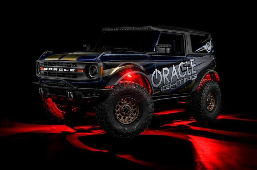 Oracle Lighting 5895-339 ORACLE Lighting ColorSHIFT RGB+W Underbody Wheel Well Rock Light Kit (4 PCS)