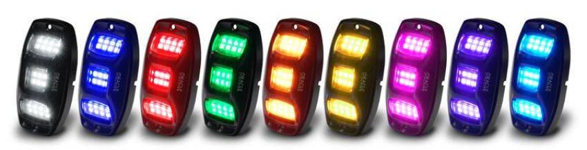 Oracle Lighting 5895-339 ORACLE Lighting ColorSHIFT RGB+W Underbody Wheel Well Rock Light Kit (4 PCS)