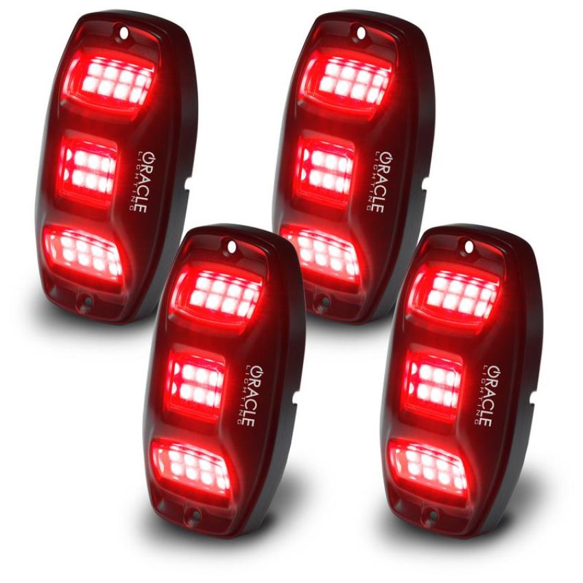 Oracle Lighting 5895-339 ORACLE Lighting ColorSHIFT RGB+W Underbody Wheel Well Rock Light Kit (4 PCS)