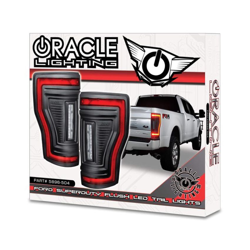 Oracle Lighting 5896-504 Flush Mount LED Tail Lights for 2017-2022 Ford F-250/350 Superduty