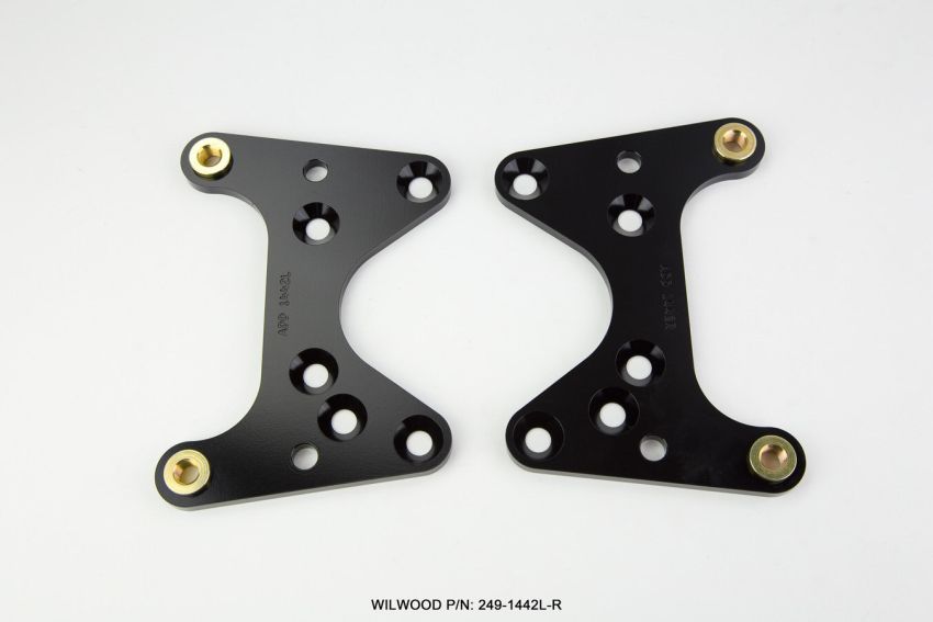 Wilwood 249-1442L/R Brackets (2) - Front Drag - MD Pinto 71-78