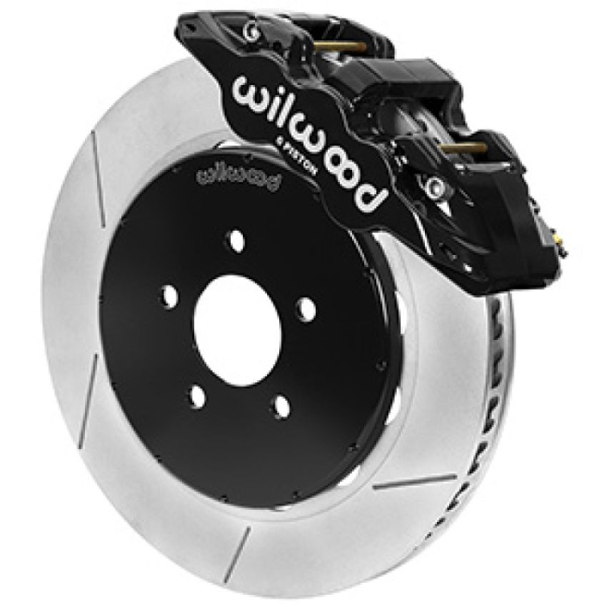 Wilwood 140-16403 Aero6R Front Big Brake Kit 14in Slotted Black Powder Coat 94-04 Ford Mustang SN95