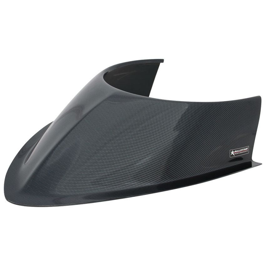 ALLSTAR PERFORMANCE ALL23249 Tapered Front Hood Scoop Long 5-1/2in Curved