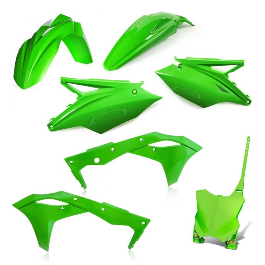 Cycra 1CYC-9419-72 17-20 Kawasaki KX250F 5-pc Replica Body Kit - Green