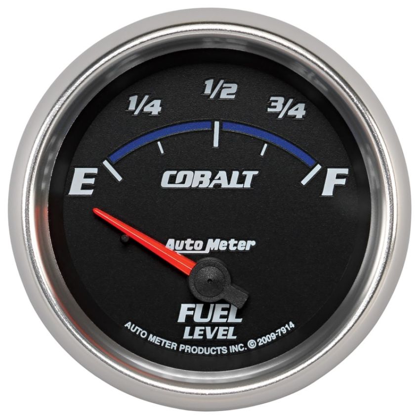 AutoMeter 7914 Cobalt 66.7mm 0-90 ohms Fuel Level Gauge