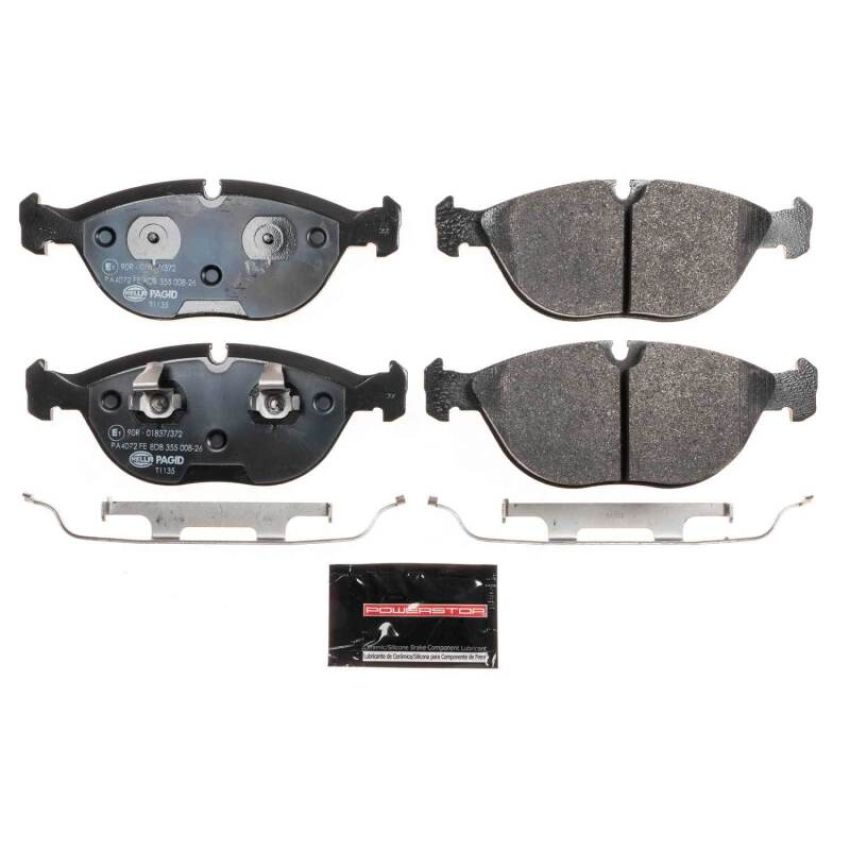 PowerStop ESP0826 EuroStop ECE-R90 Certified Brake Pad Set