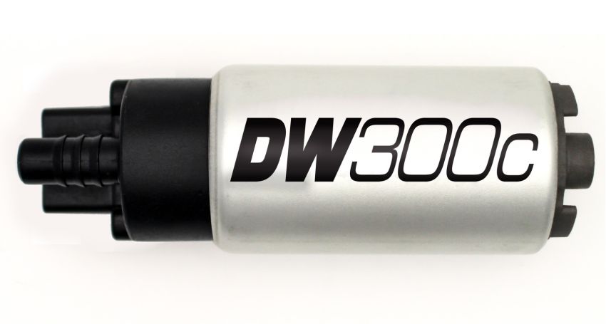 DeatschWerks 340lph DW300C Compact Fuel Pump w/ 02-06 RSX Set Up Kit (w/o Mounting Clips)