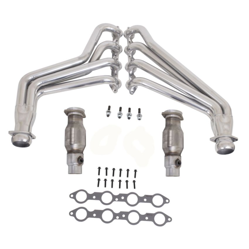 BBK Performance Parts 40210 2010-15 CAMARO 6.2 SS 1-3/4 LONG TUBE HEADERS W/CATS (POLISHED SILVER CERAMIC)