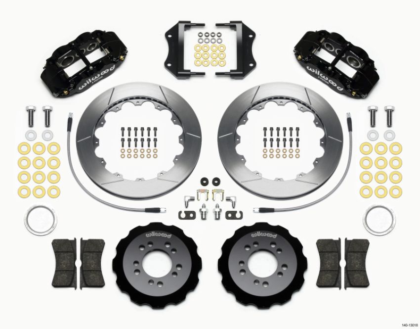Wilwood 140-13018 Narrow Superlite 6R Front Hat Kit 12.88in 2013-Up Ford Focus ST w/ Lines
