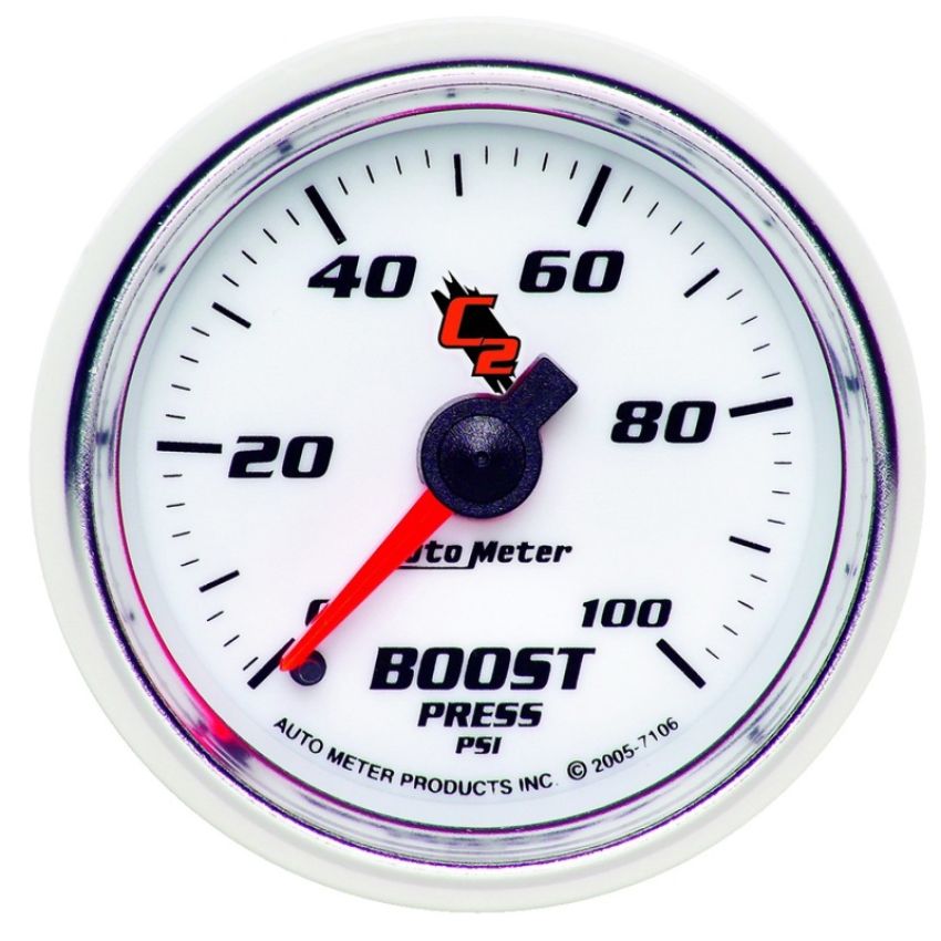AutoMeter 7106 GAUGE, BOOST, 2 1/16