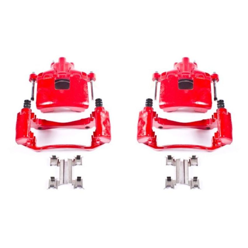 PowerStop S5034 Red Powder Coated Calipers